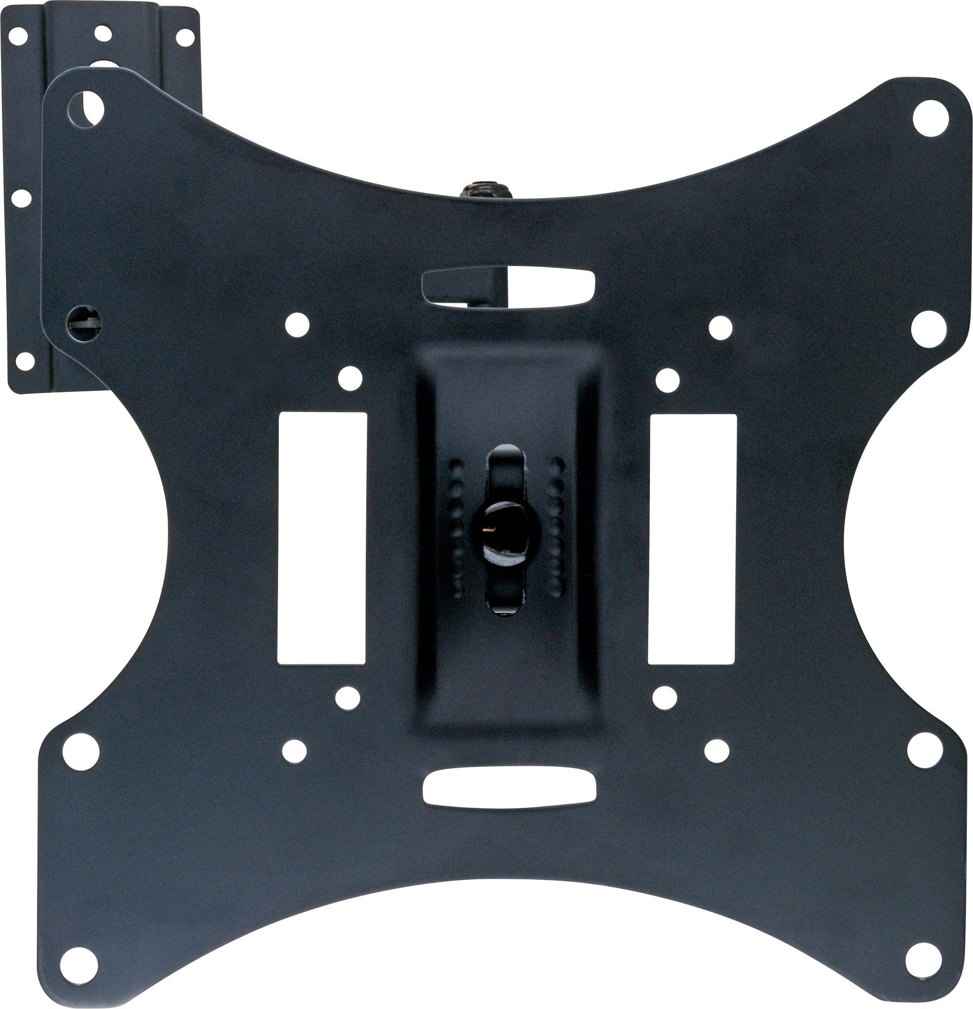 Schwaiger TV-Wandhalterung LWH050 011, (bis 42 Zoll, neigbar, schwenkbar, bis 30kg, bis 200x200mm, integrierte Kabelführung, schwarz)