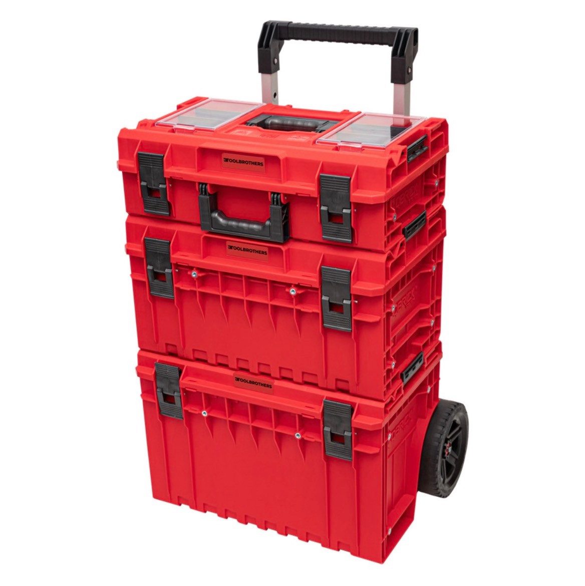 Toolbrothers Werkzeugkoffer RHINO XXL ULTRA WorkshopSet Koffer Comfort+ L + Comfort+ M + Cart Plus