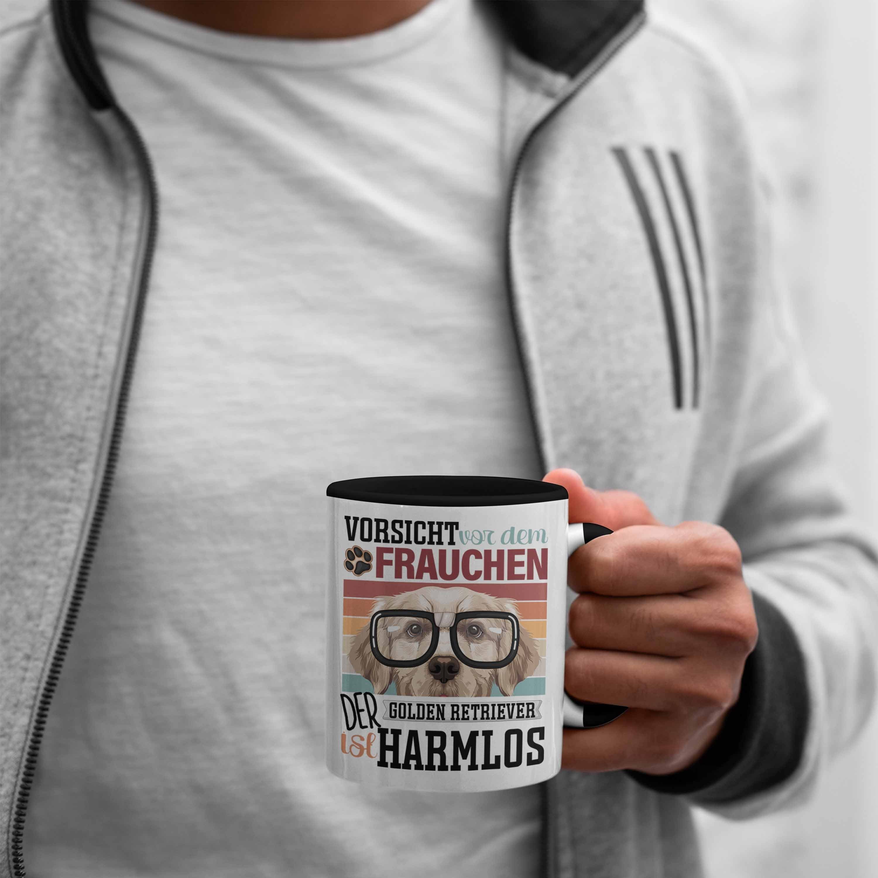 Spruch Ge Golden Schwarz Geschenk Lustiger Frauchen Tasse Retriever Tasse Besitzerin Trendation