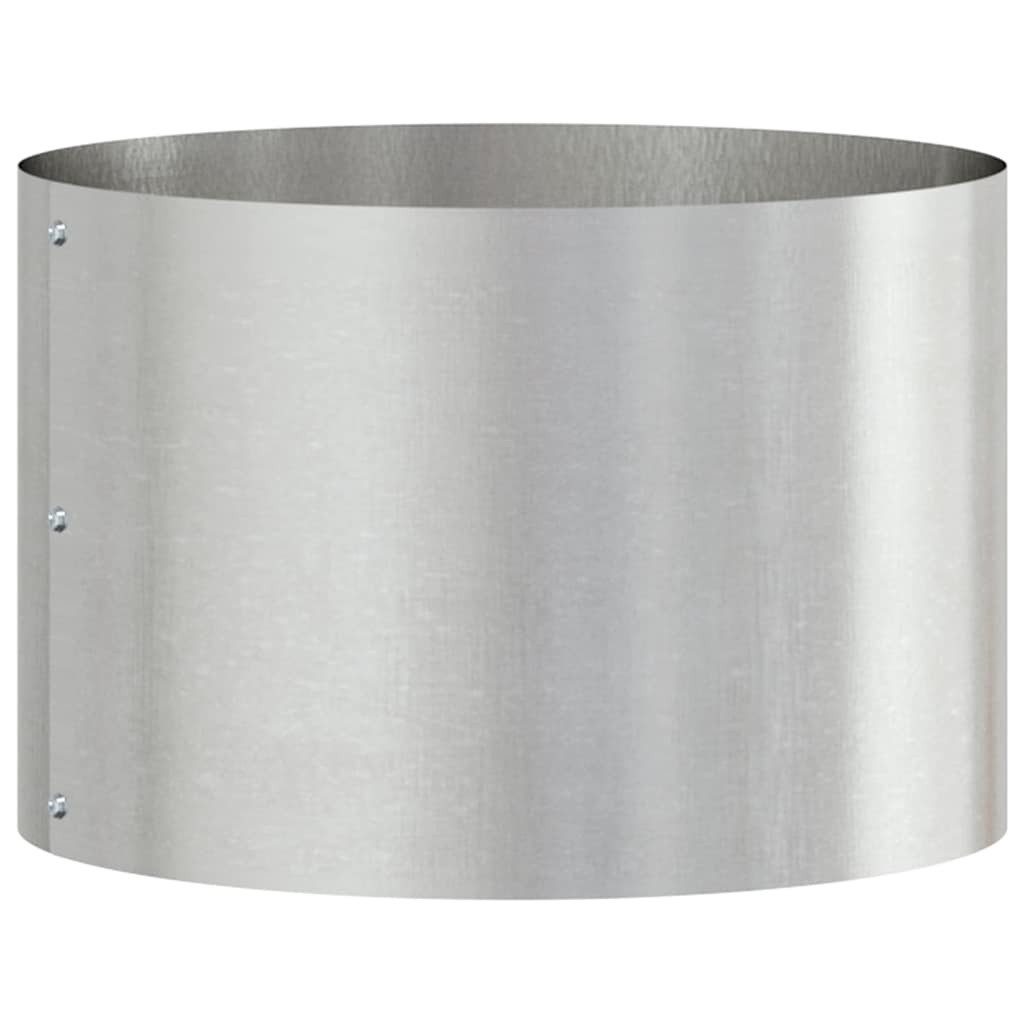 vidaXL Blumentopf Gartenblumentopf Silber 30 x günstig online kaufen