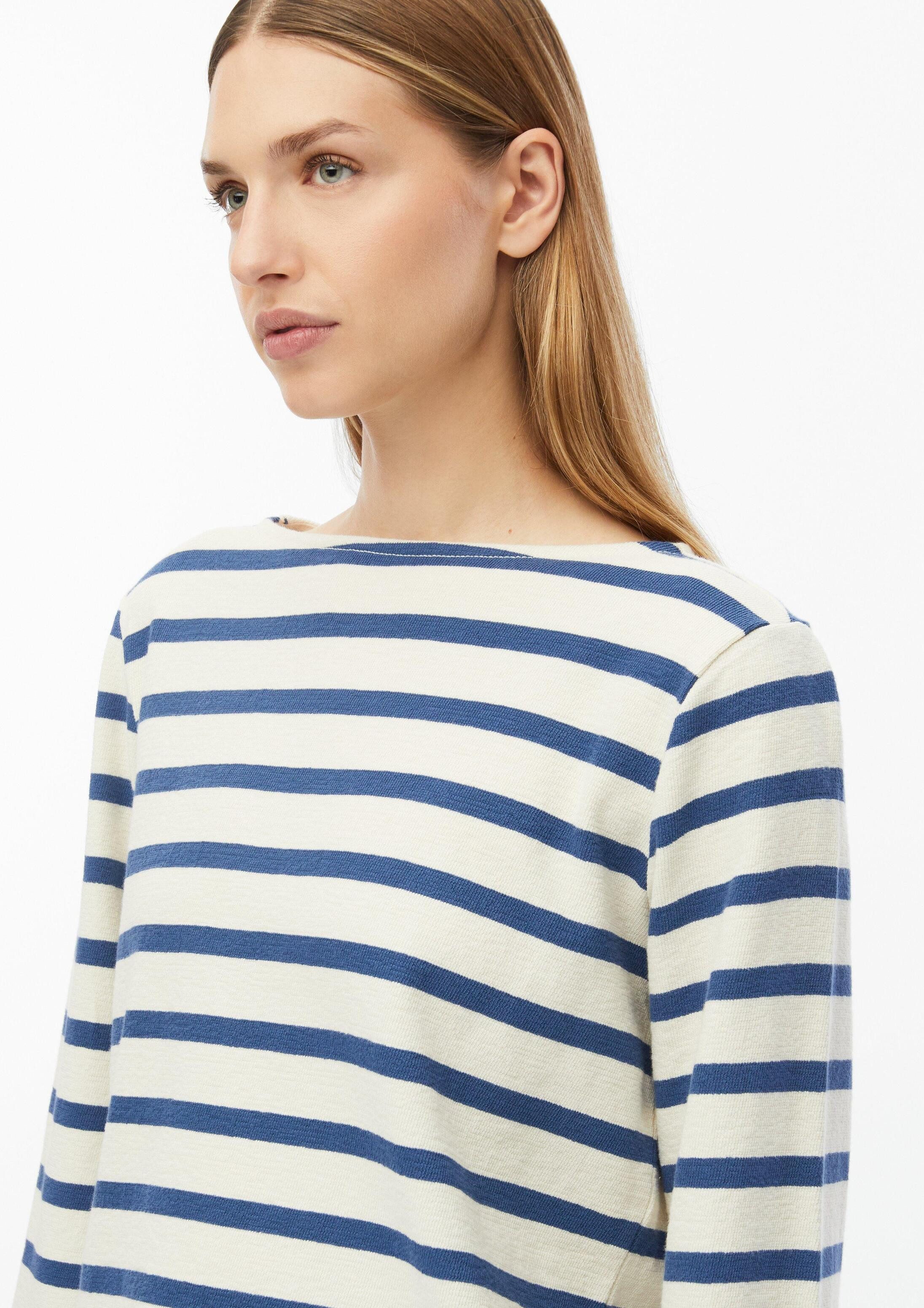 s.Oliver Sweatshirt Sweatshirt Leichtes Sweatshirt mit Streifen – Bild 4 von 5