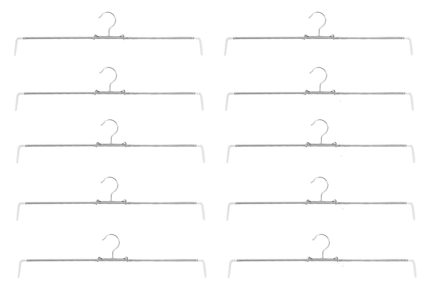 29-50 Kleiderbügel "Rofit" silberfarben Mawa Set, 10er cm Rockbügel MAWA (10-tlg)