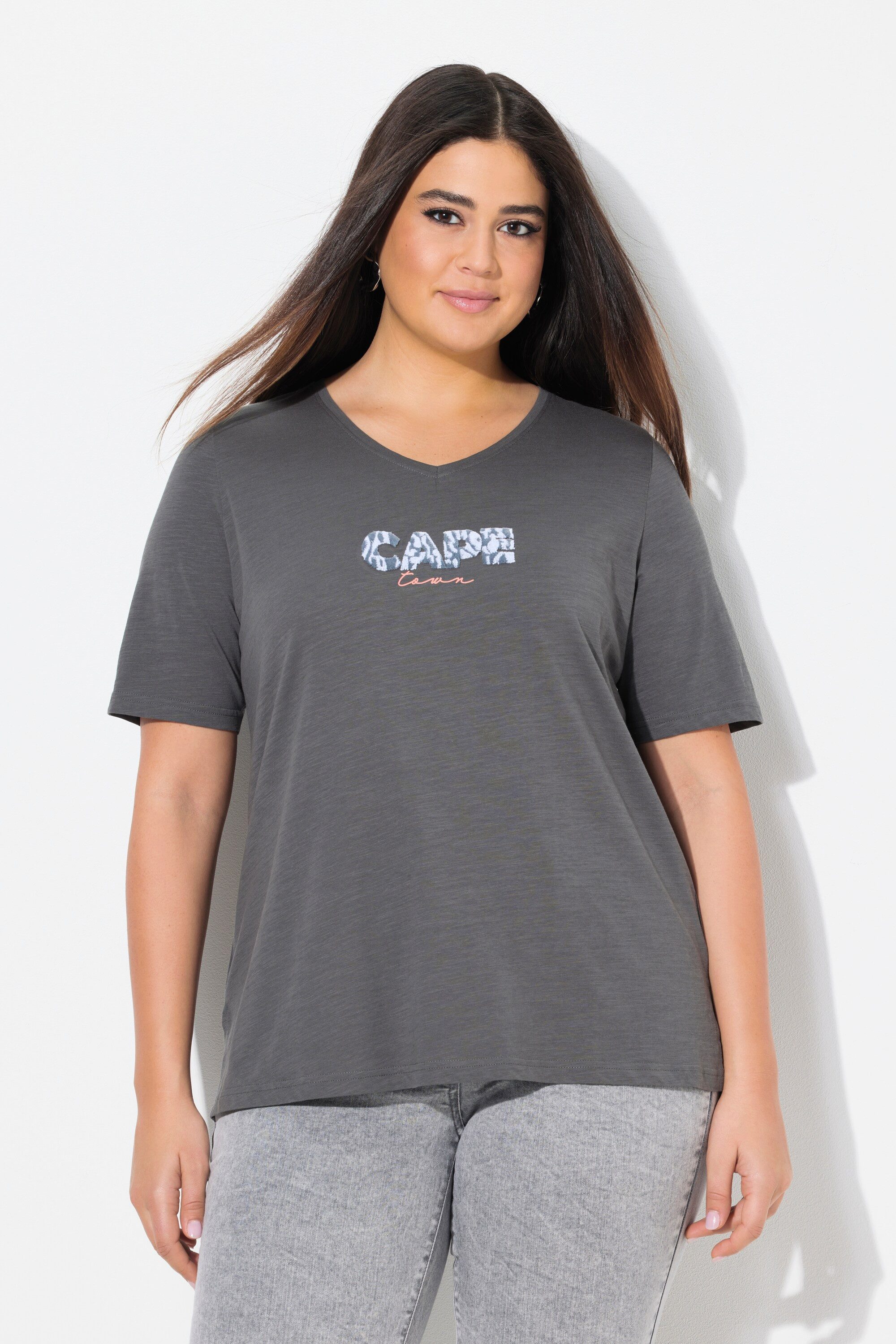 T-Shirt T-Shirt Capetown Classic V-Ausschnitt Halbarm