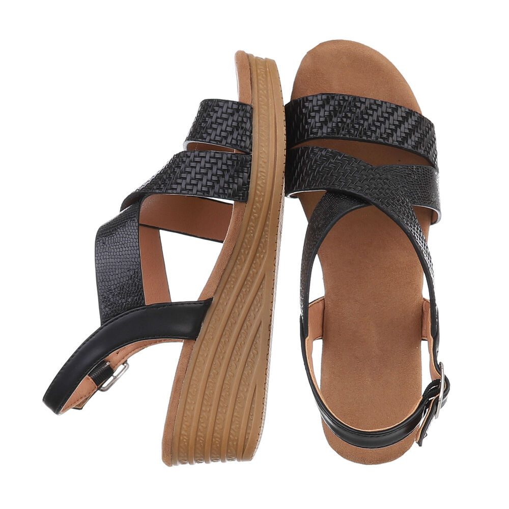 Ital-Design Damen Freizeit Plateausandaletten (86527346) Keilabsatz/Wedge günstig online kaufen