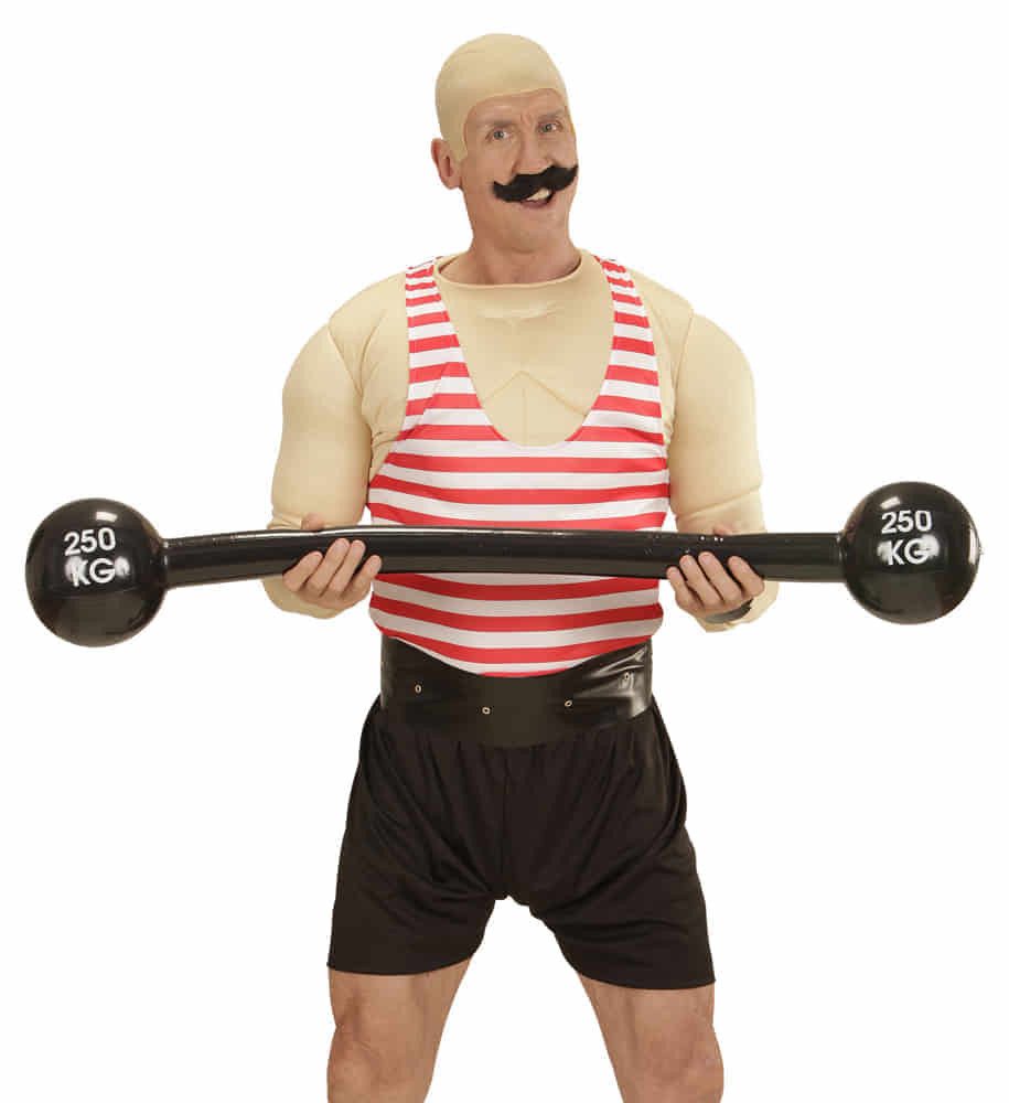 Widmann S.r.l. Kostüm Inflatable Hantel aufblasbares Gewicht Barbell