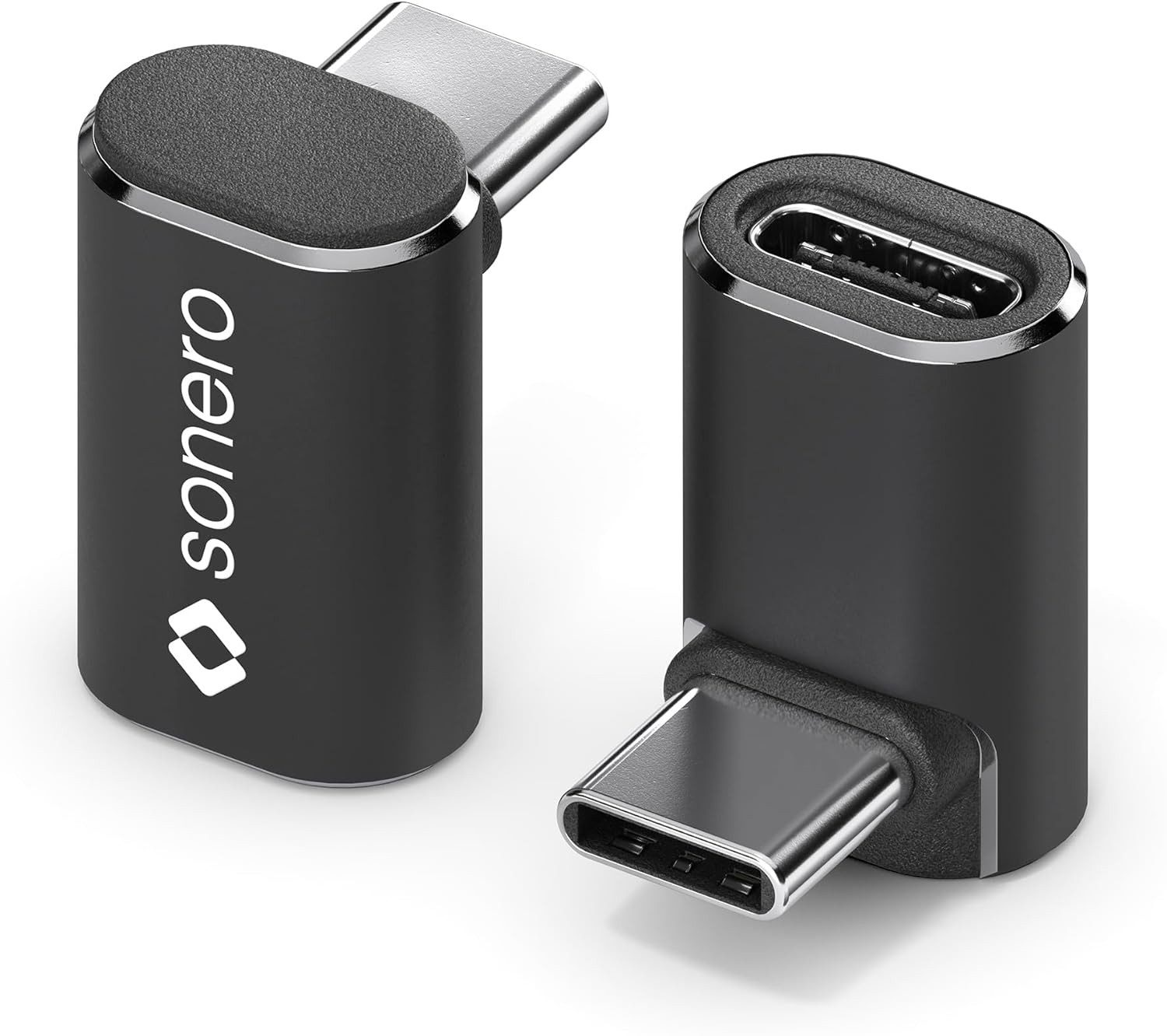 sonero Sonero USB-C Stecker auf 90° Winkel USB-C Buchse (1er), Adapter, USB-C USB-Kabel