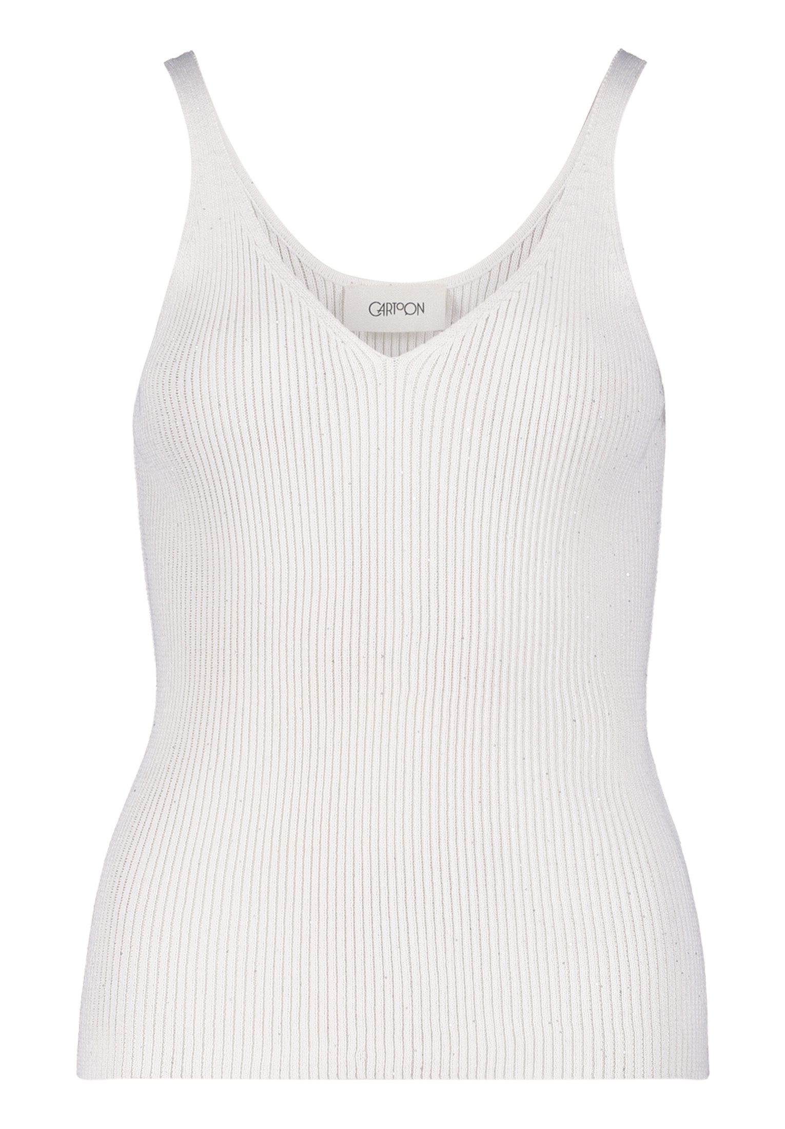 Cartoon Trägertop Damen Strick-Top mit schmalen Trägern Material günstig online kaufen