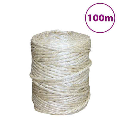 vidaXL Seil 100% Sisal 4 mm 100 m Seil (1-tlg)