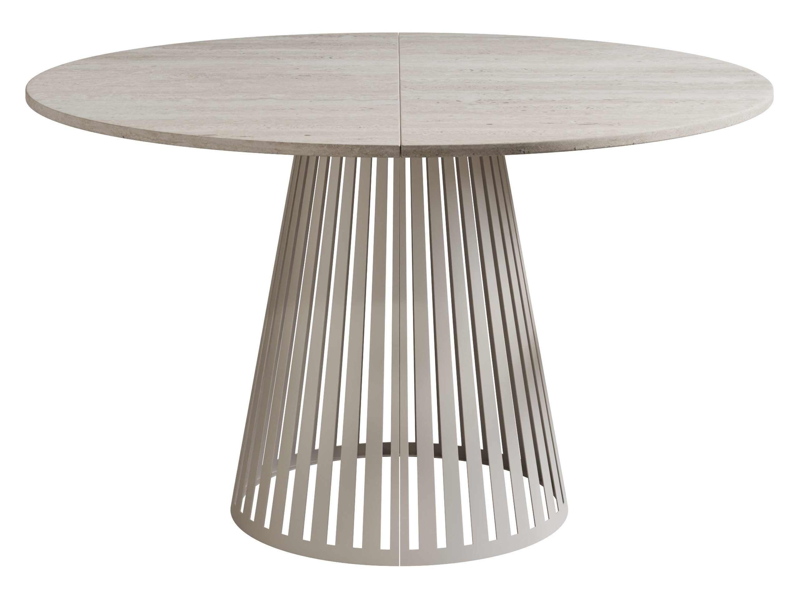 MIRJAN24 Esstisch Cone Cashmere 120 (Ausziehbarer), 120-196x120x76 cm