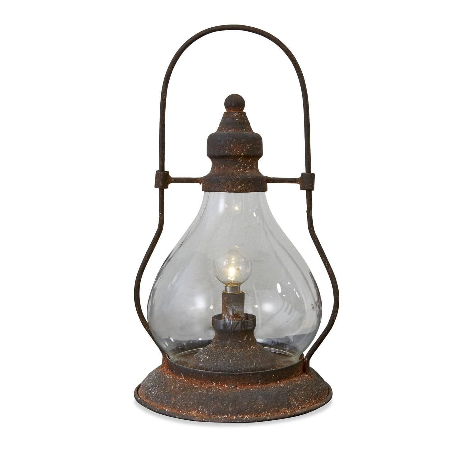 Mirabeau LED Laterne LED-Laterne Cortney antikbraun. € 28,95