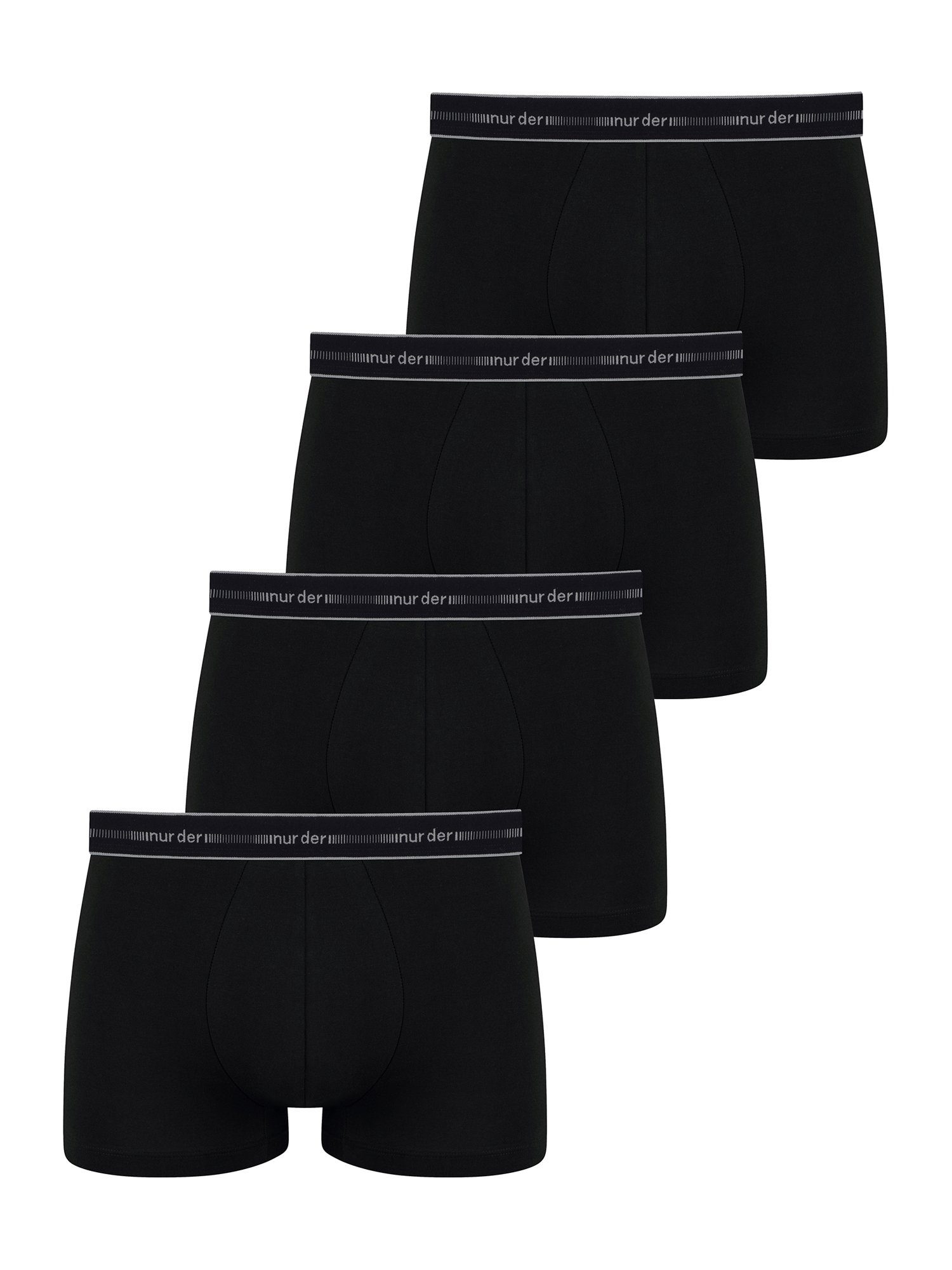 (4-St) Nur 3D-Flex Retro Classic Pants Boxer schwarz Der