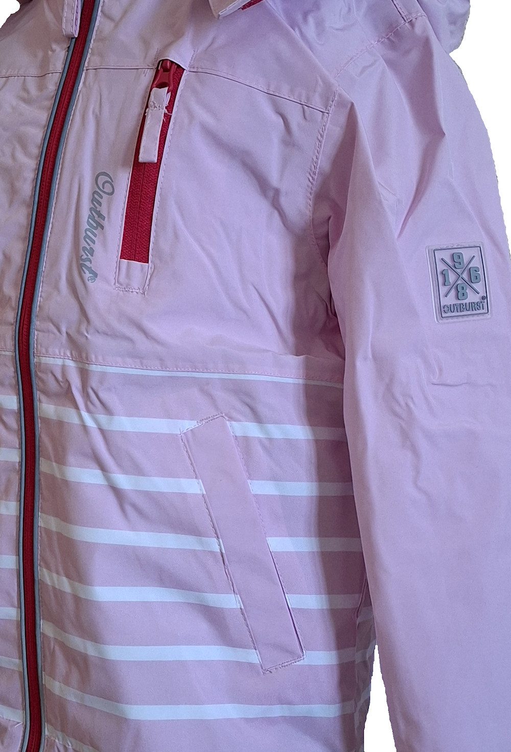 Outburst Funktionsjacke Outburst Mädchen Funktionsjacke Jacke Übergang Sommer rose weiß (kein Set)