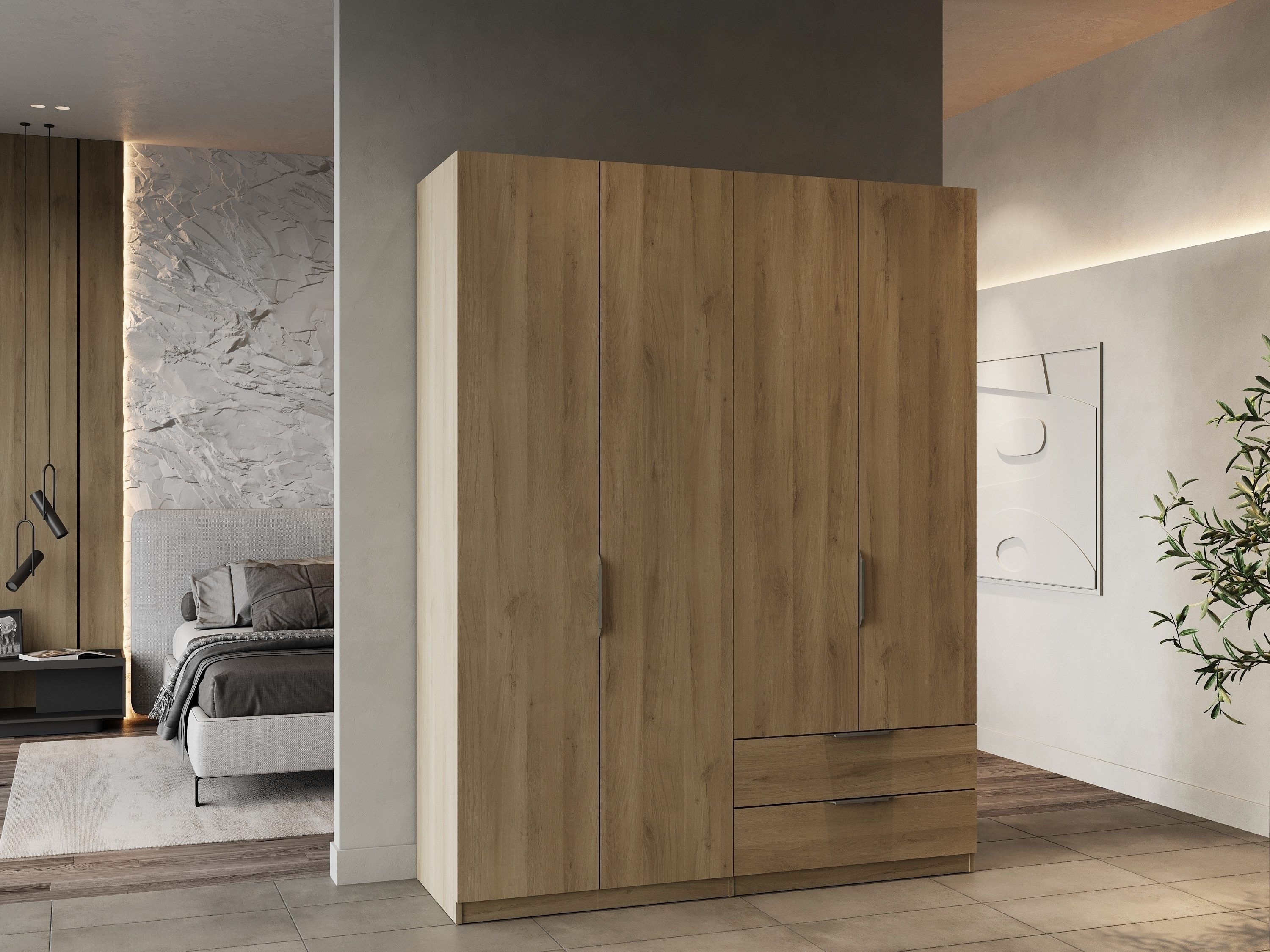 Drehtürenschrank GHOST