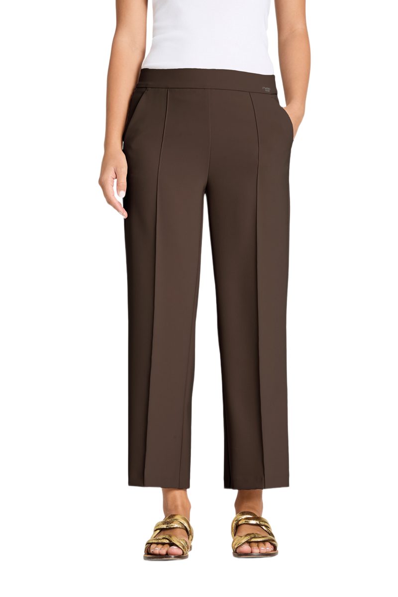 Cambio Stoffhose braun,Casual,Polyester,Unifarben,Wide Leg,Mittel