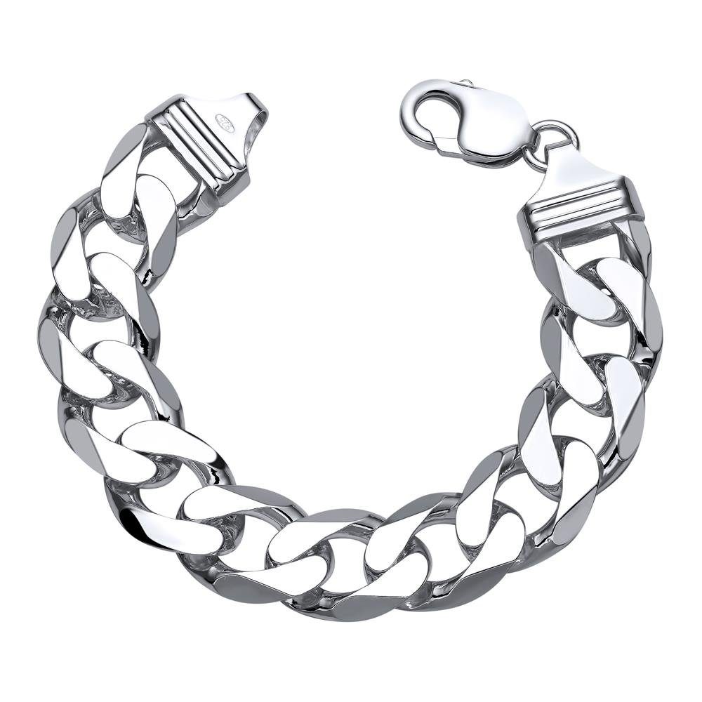 JEWLIX Panzerarmband 925 Silber Panzerarmband 19cm günstig online kaufen