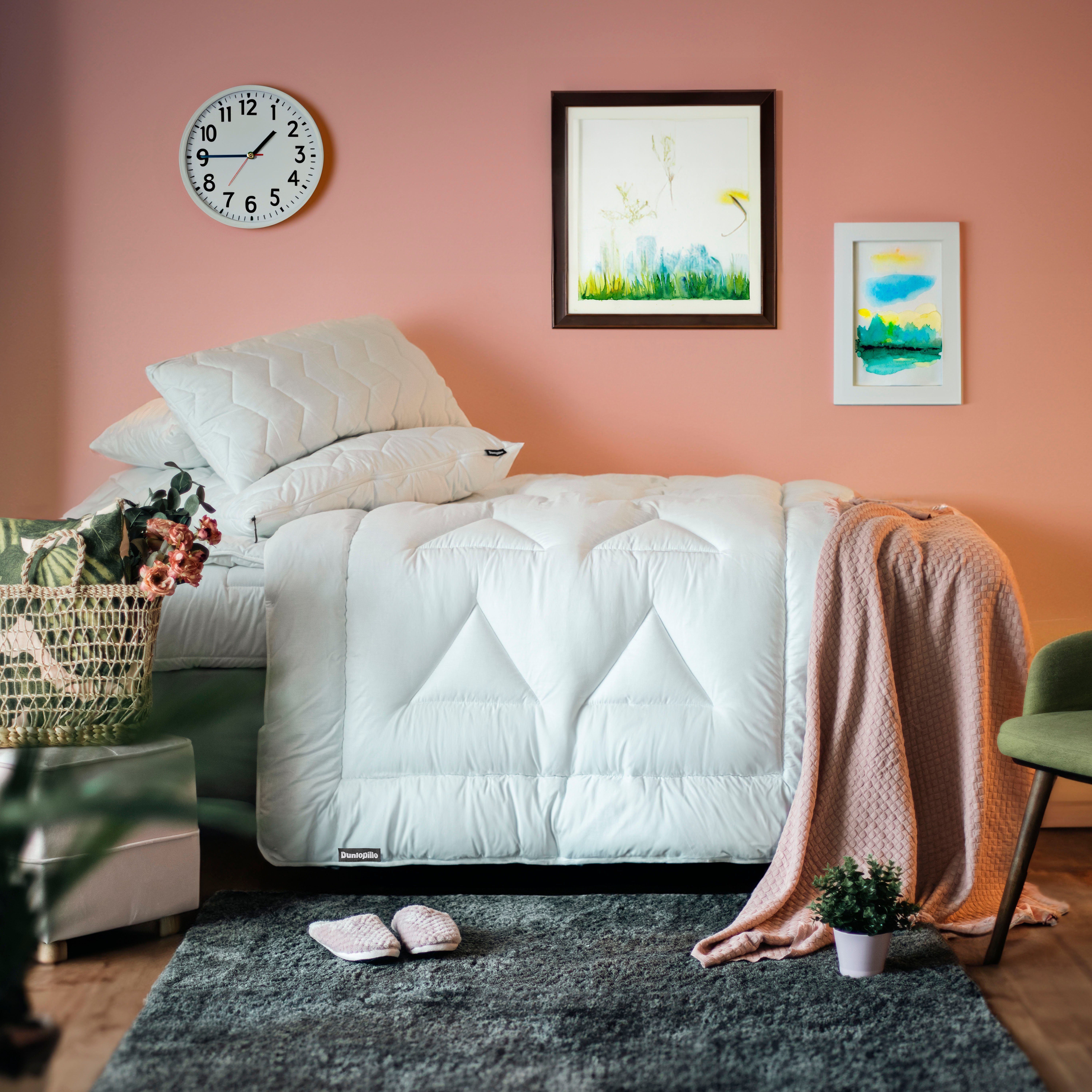 Dunlopillo Baumwollbettdecke Life, Bettdecken für Sommer und Winter, Füllun günstig online kaufen