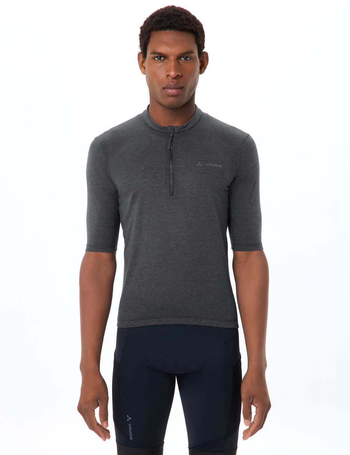 VAUDE T-Shirt Men's Kuro HZ Tricot (1-tlg) atmungsaktives und schnelltrocknendes Radshirt