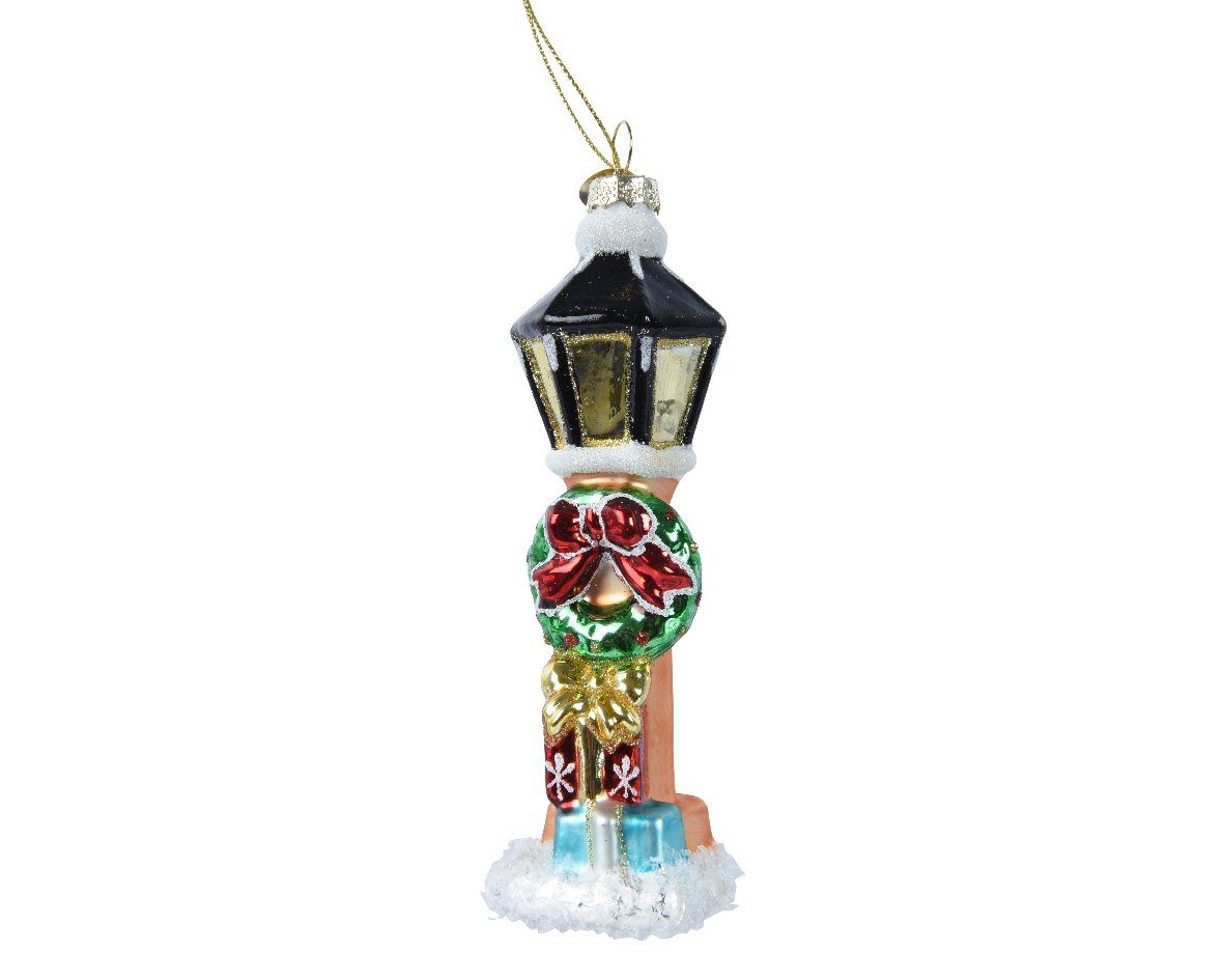 decorations 14cm Glas Decoris Laterne Christbaumschmuck, Christbaumschmuck Weihnachtskugeln season Festliche