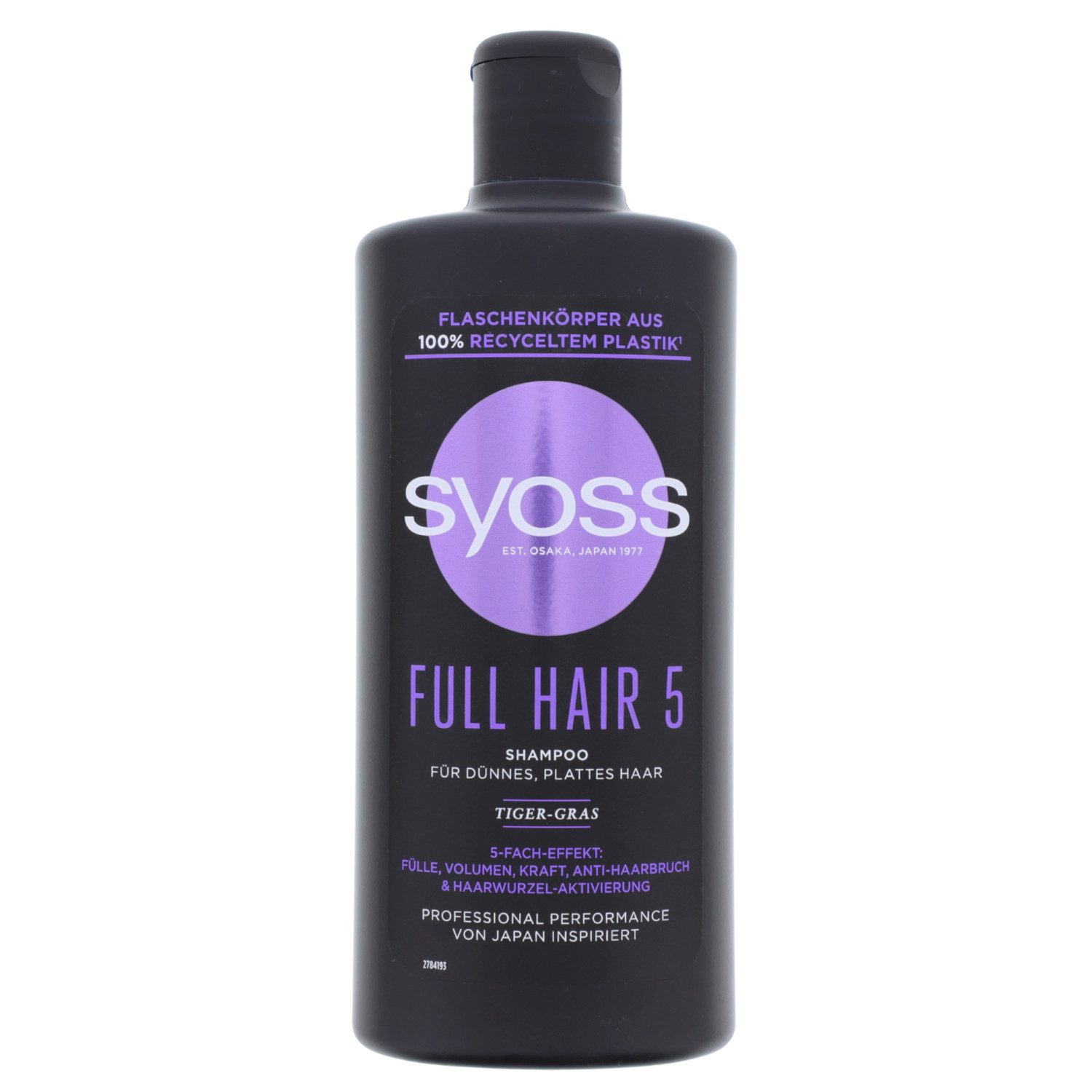Syoss Haarshampoo SYOSS Full Hair 5 Shampoo 440 ml 5-Fach-Effekt Fülle & Volumen für Dün