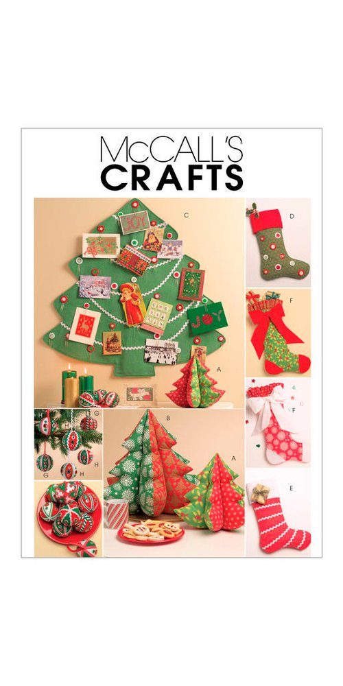McCall's Kreativset Schnittmuster M5778 Weihnachtsdekoration