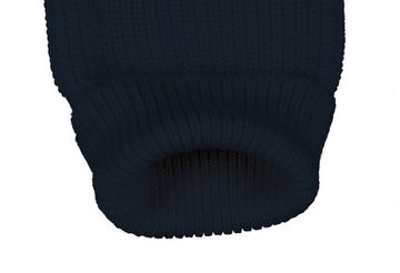 Blauer Peter Strickjacke (1-tlg) aus Merino mit Troyerkragen und Reißverschluß