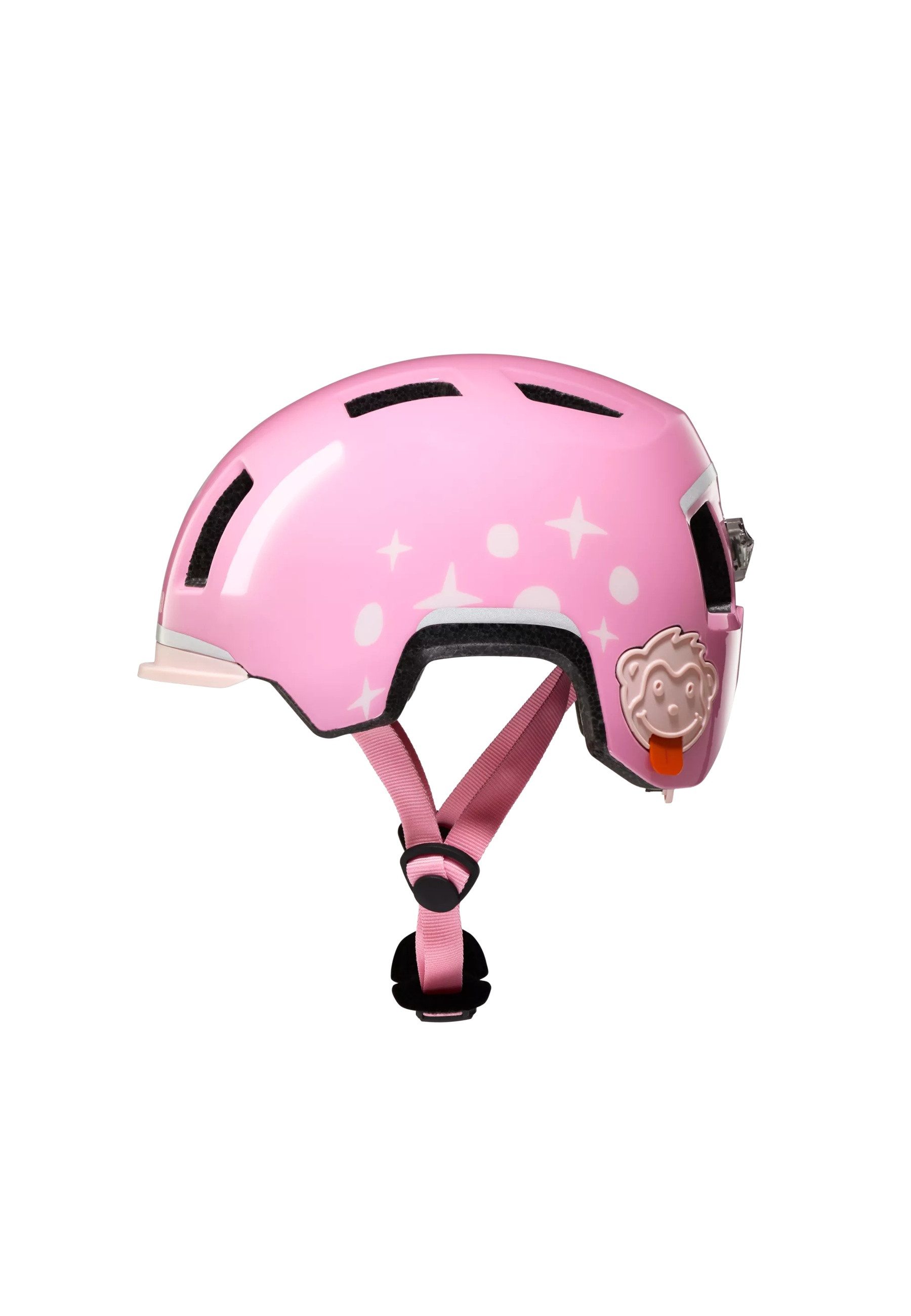 Affenzahn Kinderfahrradhelm Fahrradhelm, mit integriertem Rücklicht