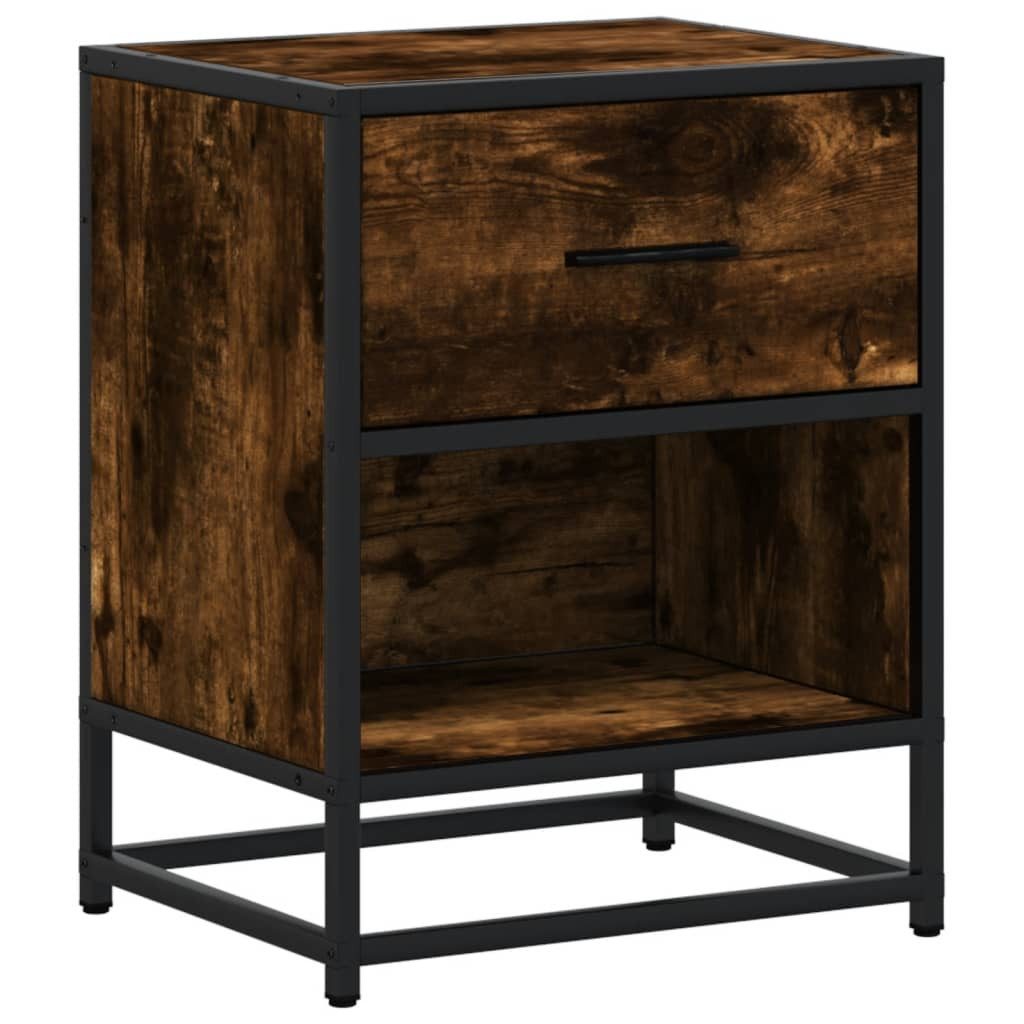 vidaXL Nachttisch Nachttisch Räuchereiche 40x31x50 cm günstig online kaufen