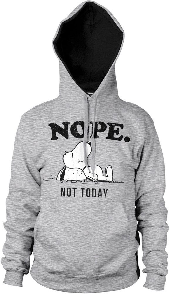 PEANUTS Worldwide LLC Hoodie Nope Not Today Hoodie