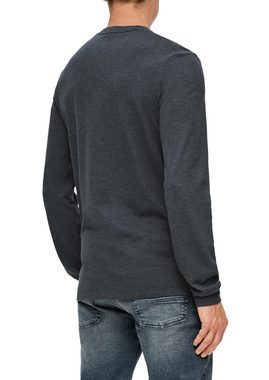 s.Oliver Langarmshirt Piqué-Longsleeve aus Modalmix