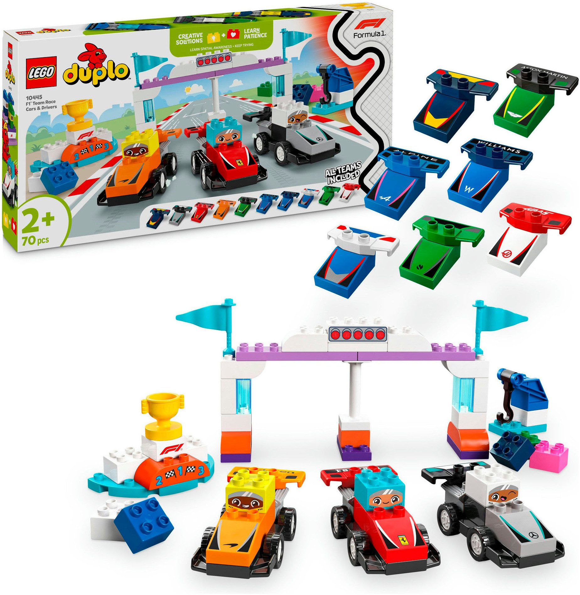 LEGO® F1® Team Rennautos mit Rennfahrern günstig online kaufen