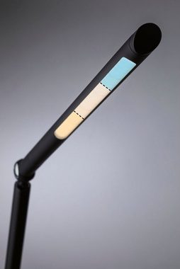 Paulmann LED Schreibtischlampe FlexBar, LED fest integriert, Tageslichtweiß, 3step, sw tunW dim, 10,6W, Kabell 1,50 m, dimmbar