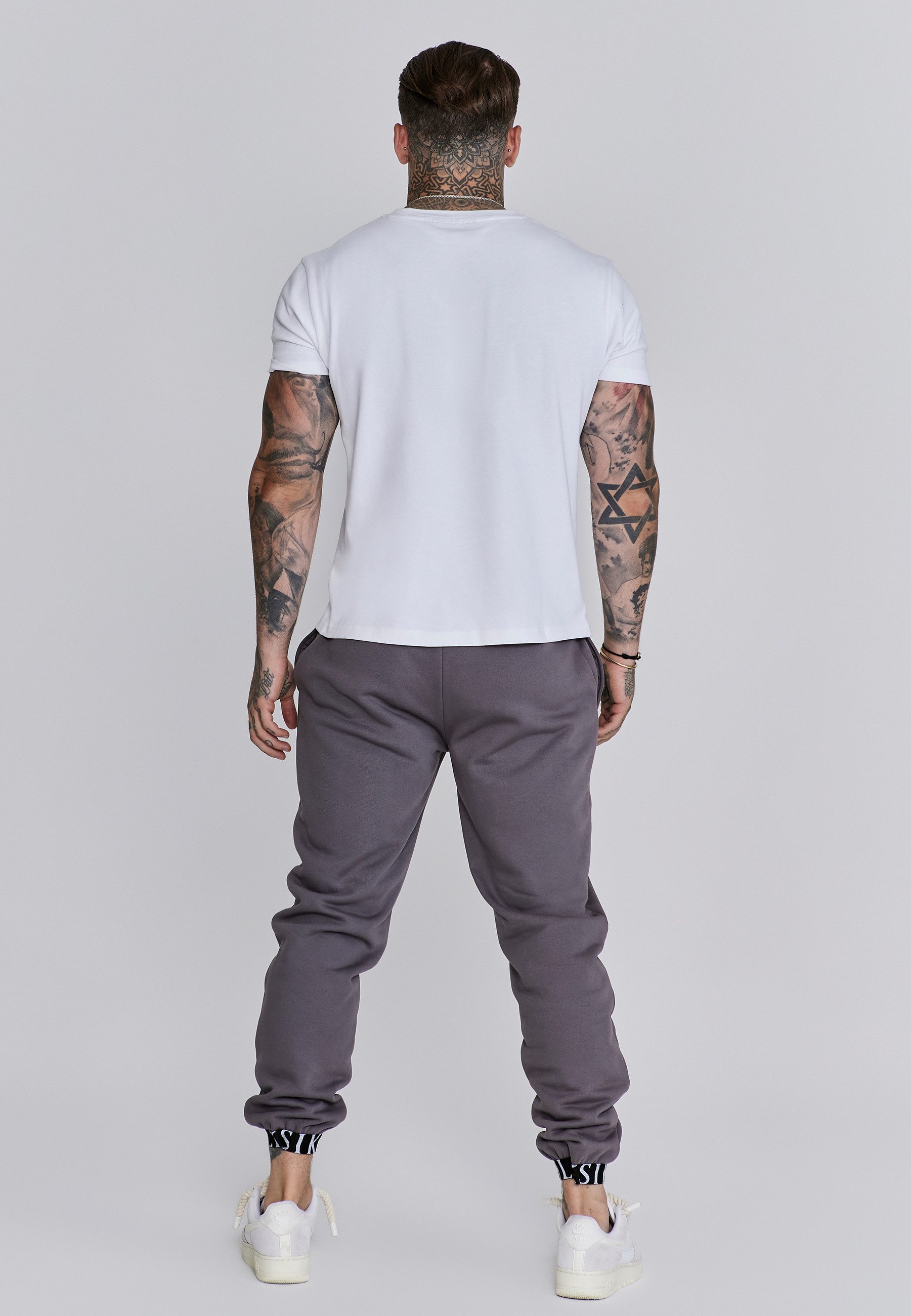 Siksilk Jogger Pants SikSilk Herren Graue Jogginghose