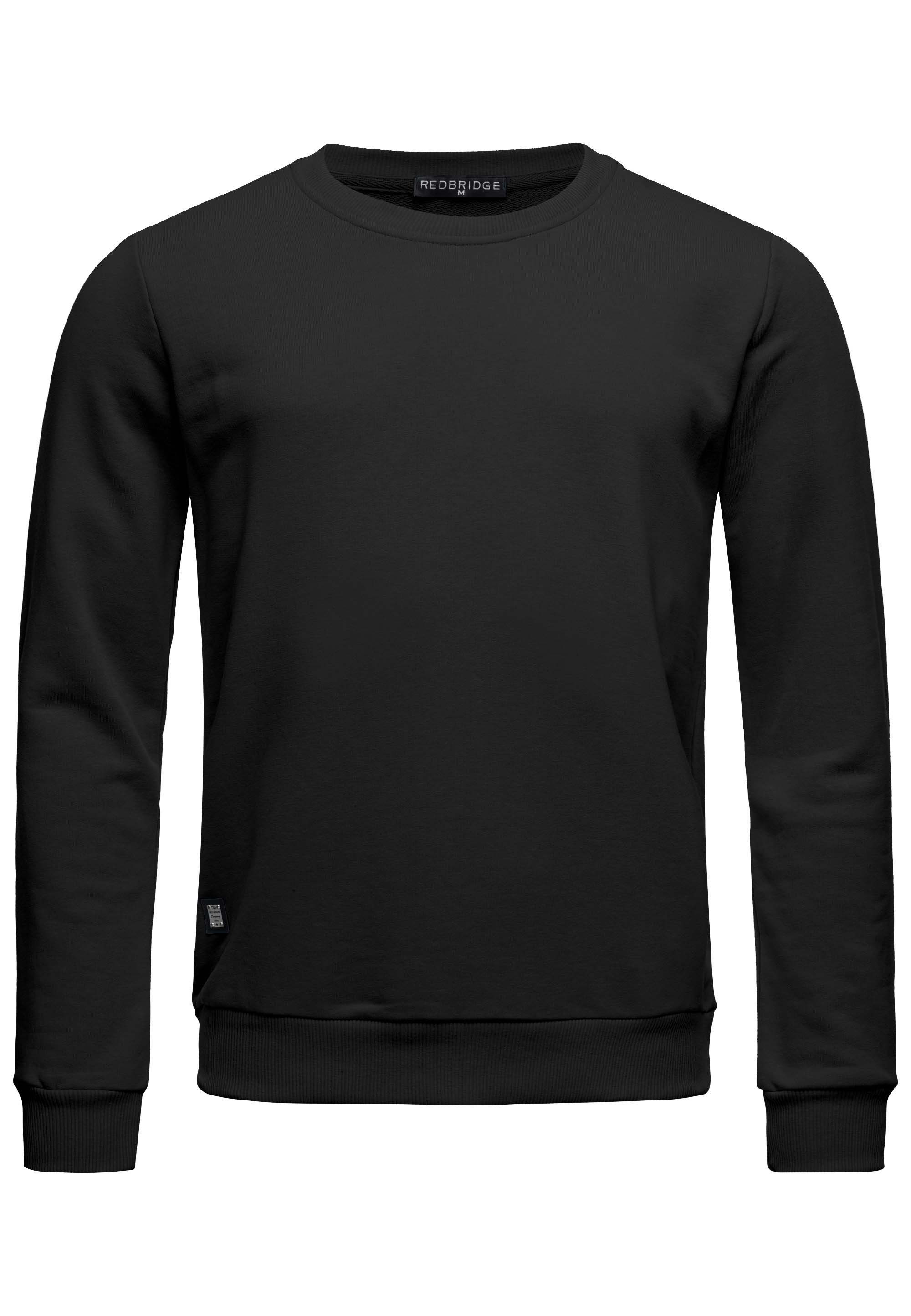 RedBridge Sweatshirt Basic Langarmshirt - Rundhals, günstig online kaufen