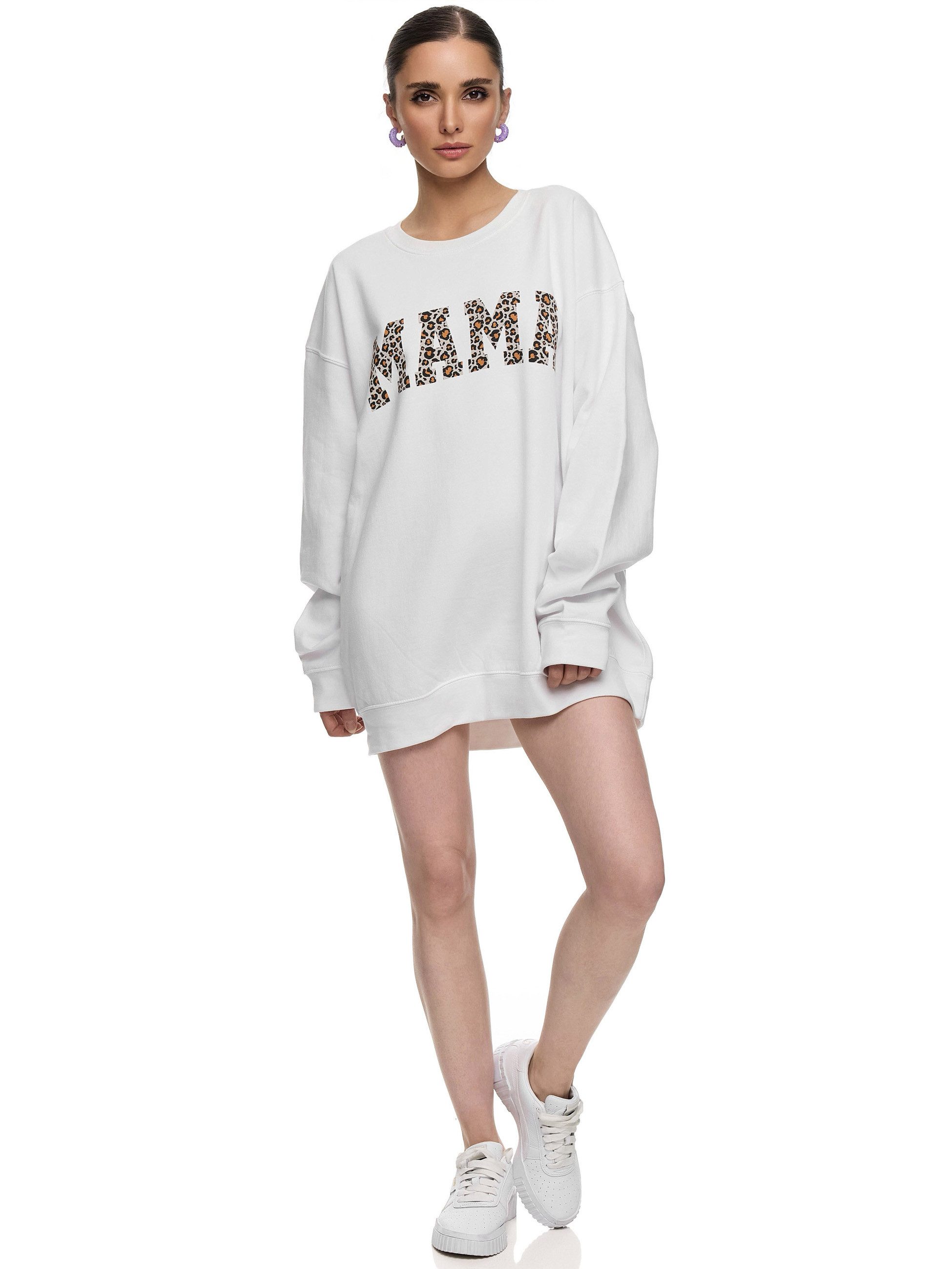 Worldclassca Longsweatshirt Worldclassca Oversized Sweatshirt MAMA Animal P günstig online kaufen