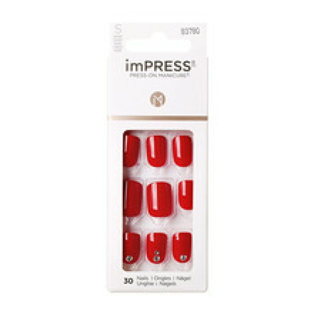 Kiss Couture nails pcs imPRESS Kunstfingernägel Heels Kill 30 Self-adhesive