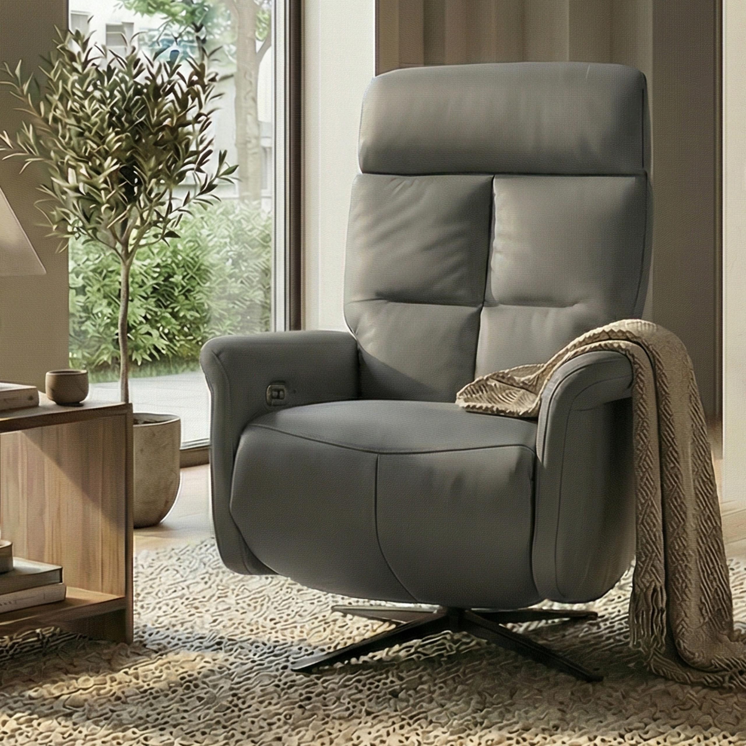 MCW Relaxsessel MCW-L10-E, Breite Sitzfläche, Mit Fußbodenschonern