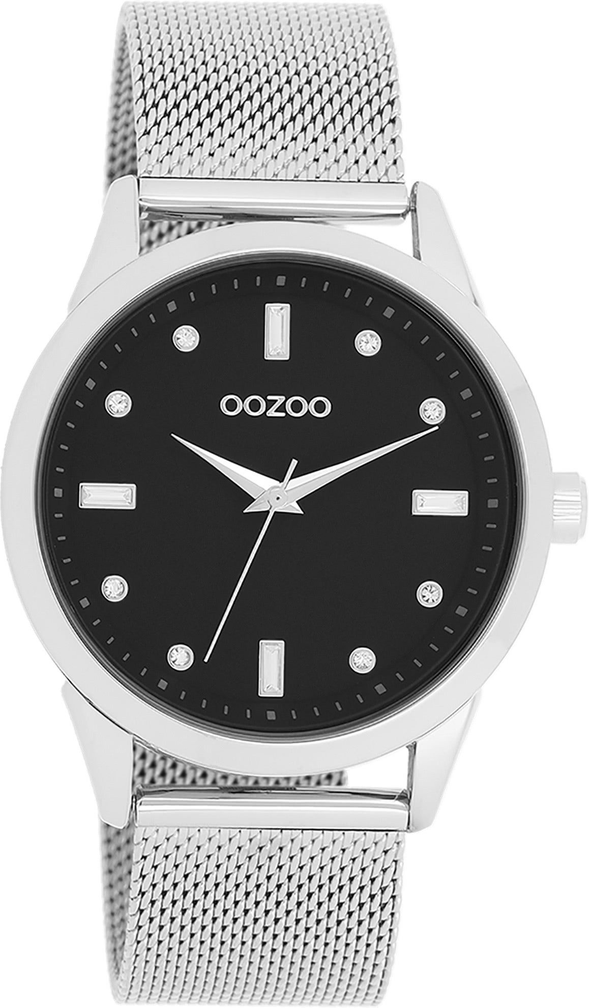 OOZOO Quarzuhr Oozoo Damen Armbanduhr Vintage Series, (Analoguhr), Damenuhr rund, groß (ca. 40mm) Metallarmband, Fashion-Style