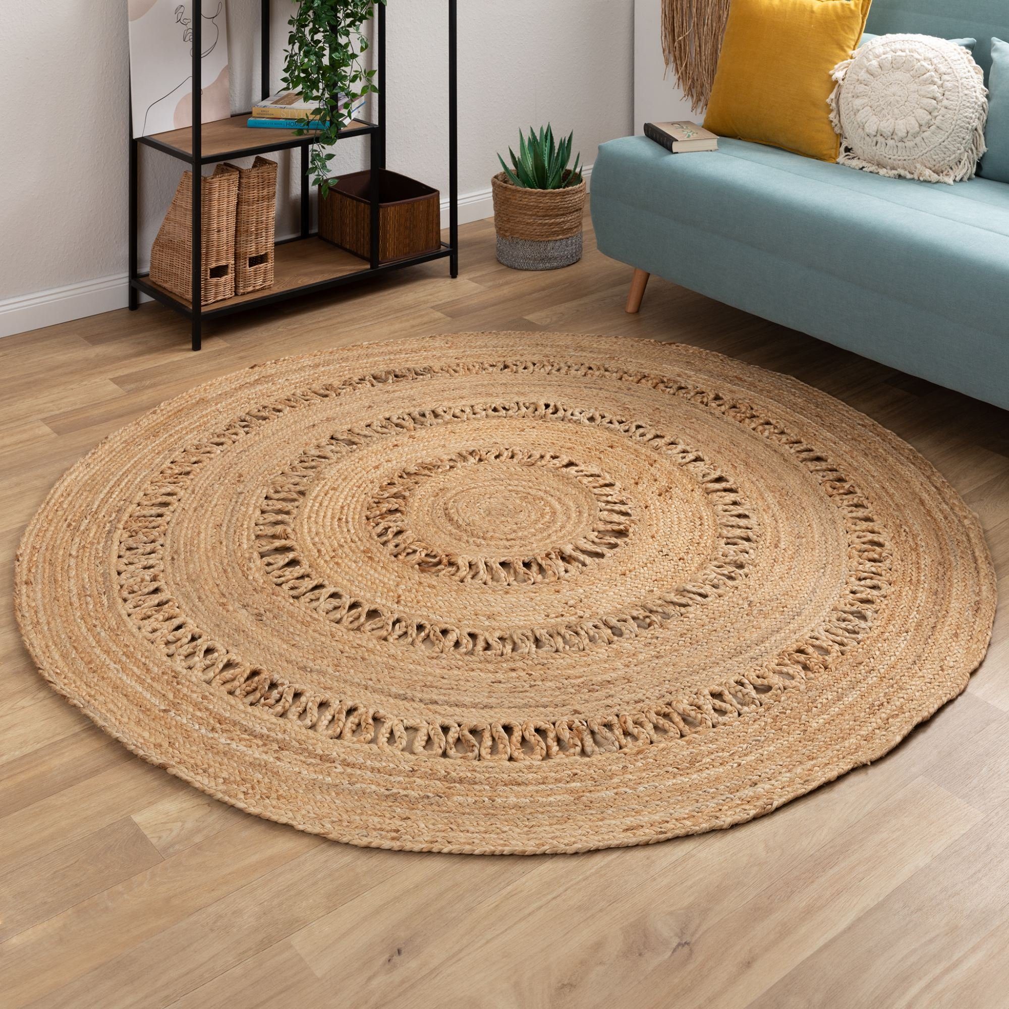 Steffensmeier Teppich Goa - Sun, rund, Jute günstig online kaufen