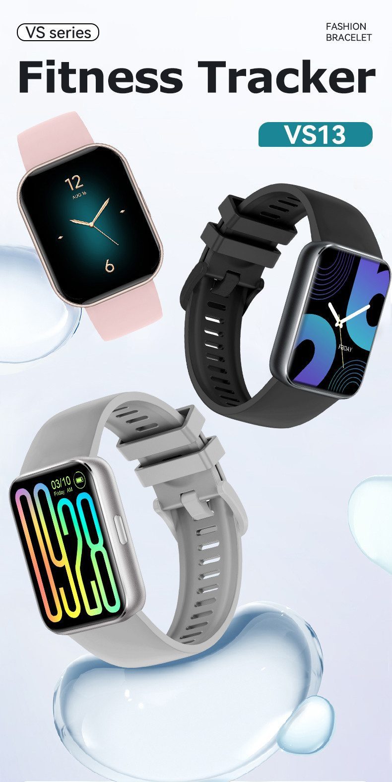 Zevelora Herren und Damen Fitness-Tracker IP68 Wasserdicht Sport & Lifestyle Smartwatch (1.75 Zoll, Android/iOS), 1-tlg., - 220 mAH uhr mit Herzfrequenz, Schlaftracking & Bluetooth Funktion