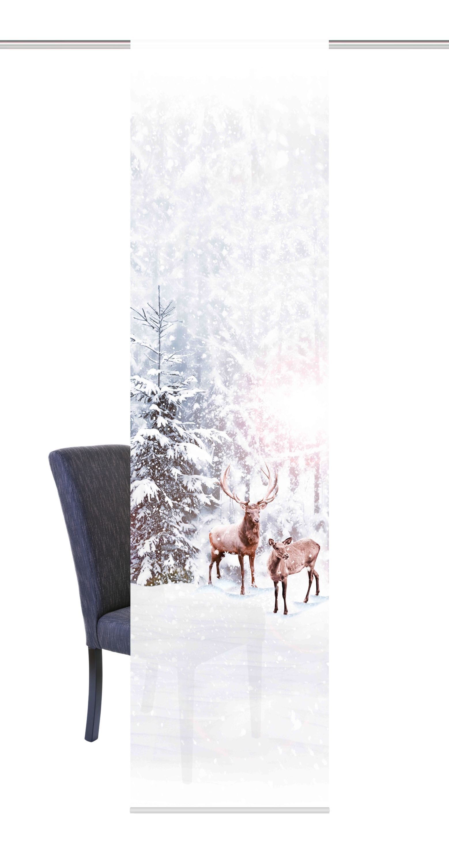 HOME WOHNIDEEN Schiebegardine Schiebegardine 84740 HIRALIA 245 x 60 cm (Hx günstig online kaufen