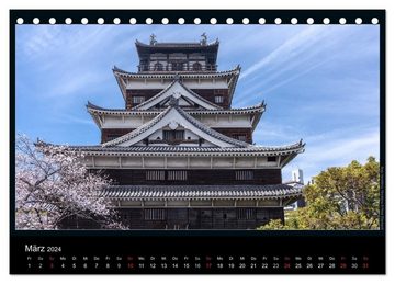 CALVENDO Wandkalender Japan (Tischkalender 2024 DIN A5 quer), CALVENDO Monatskalender