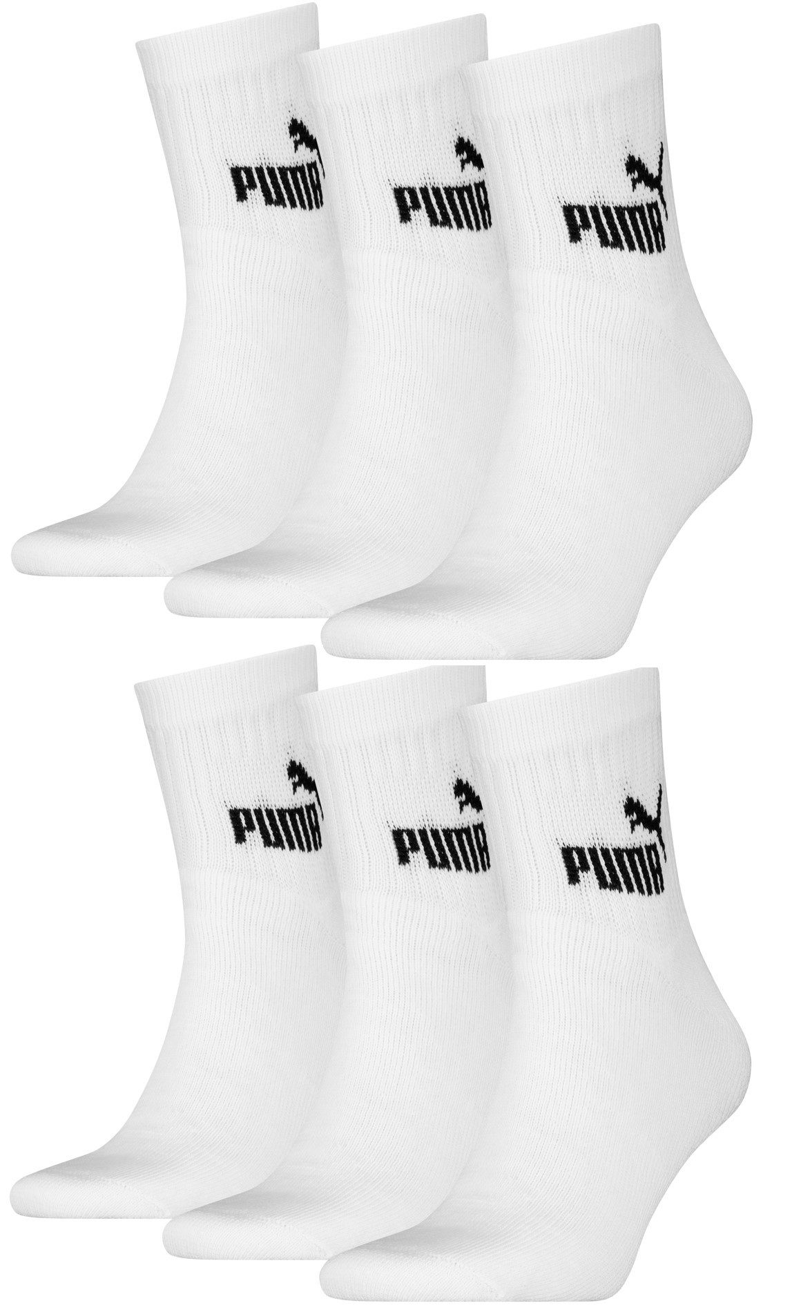 PUMA Sportsocken PUMA Short Crew Sportsocken Elements Unisex 6 Paar (6-Paar) Mit Logos