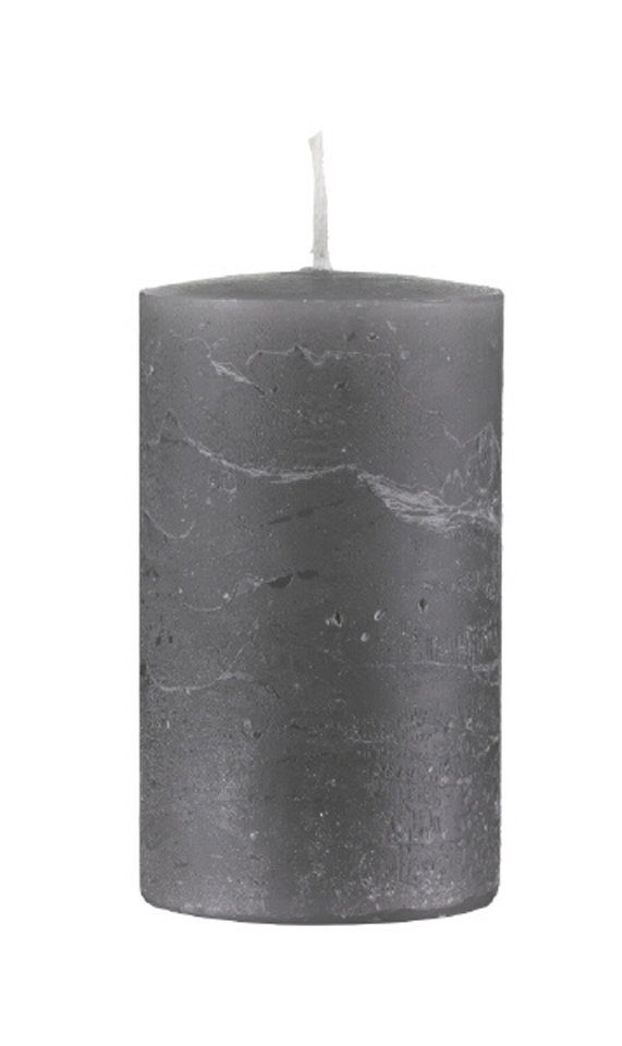 Kopschitz Kerzen Rustic-Kerze durchgefärbte Rustic Kerzen Grau 50 x Ø 50 mm, 1