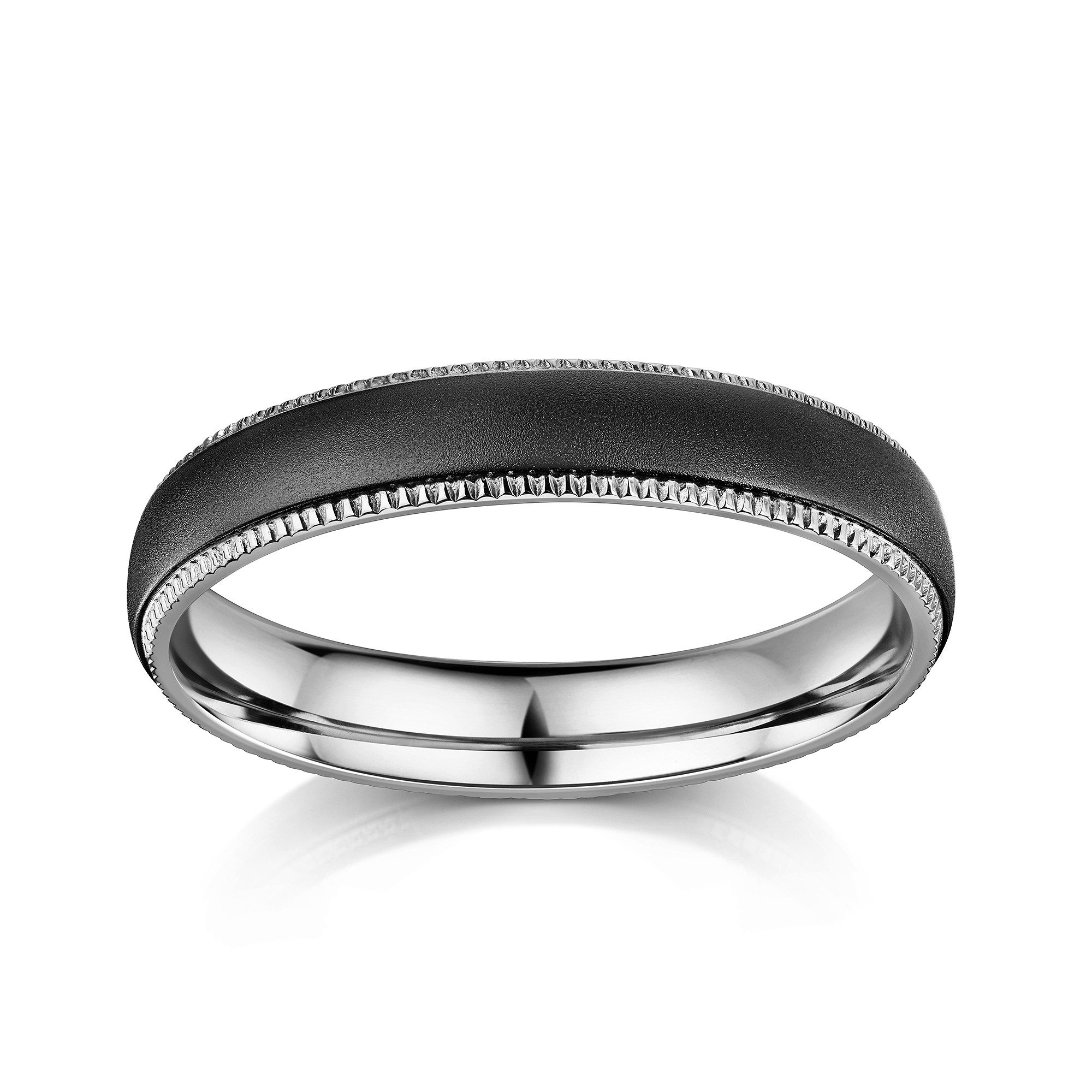 Zeeme Fingerring Edelstahl matt/glanz
