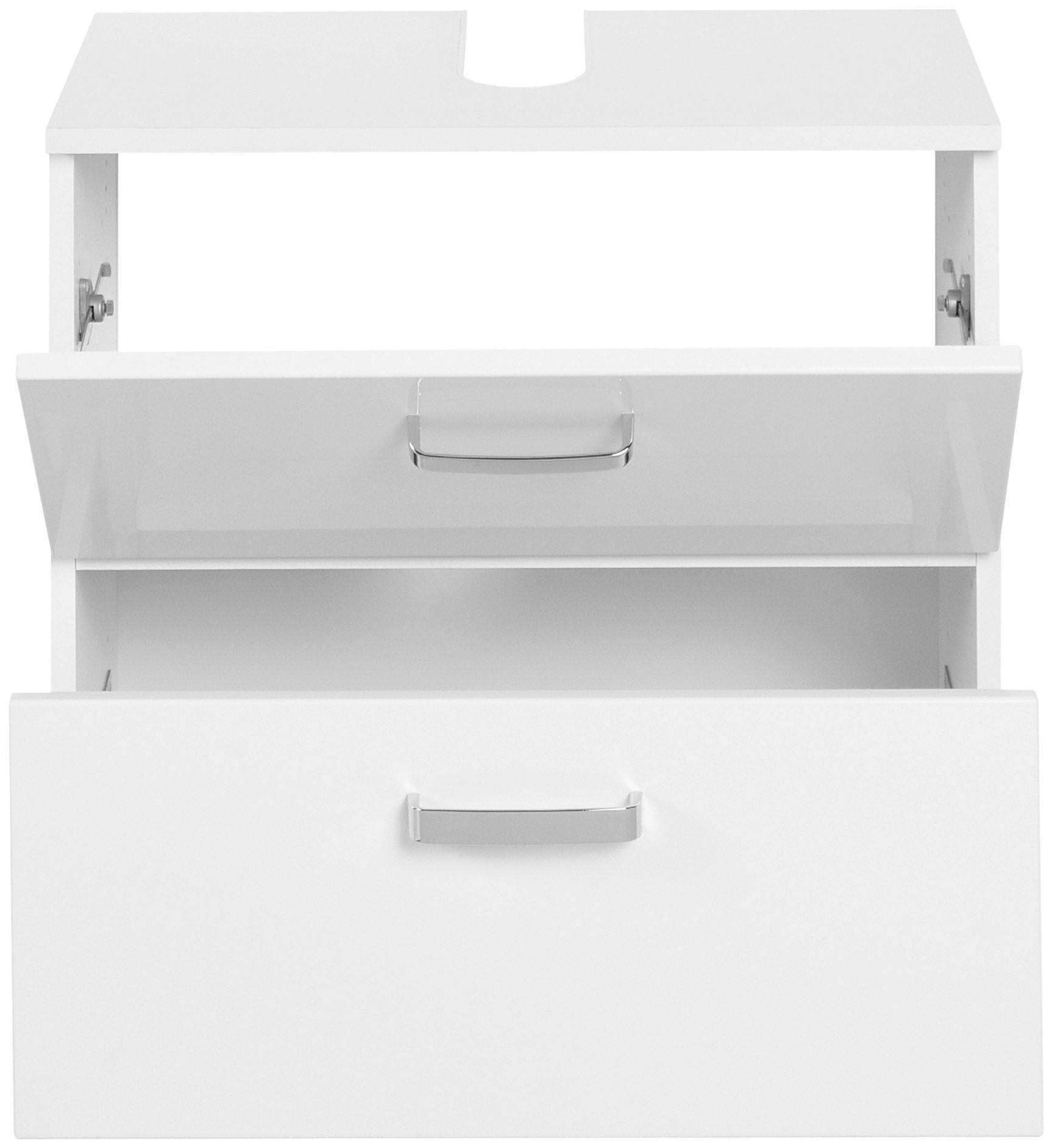 welltime Waschbeckenunterschrank Ancona Breite 60 cm, mit Türdämpfern