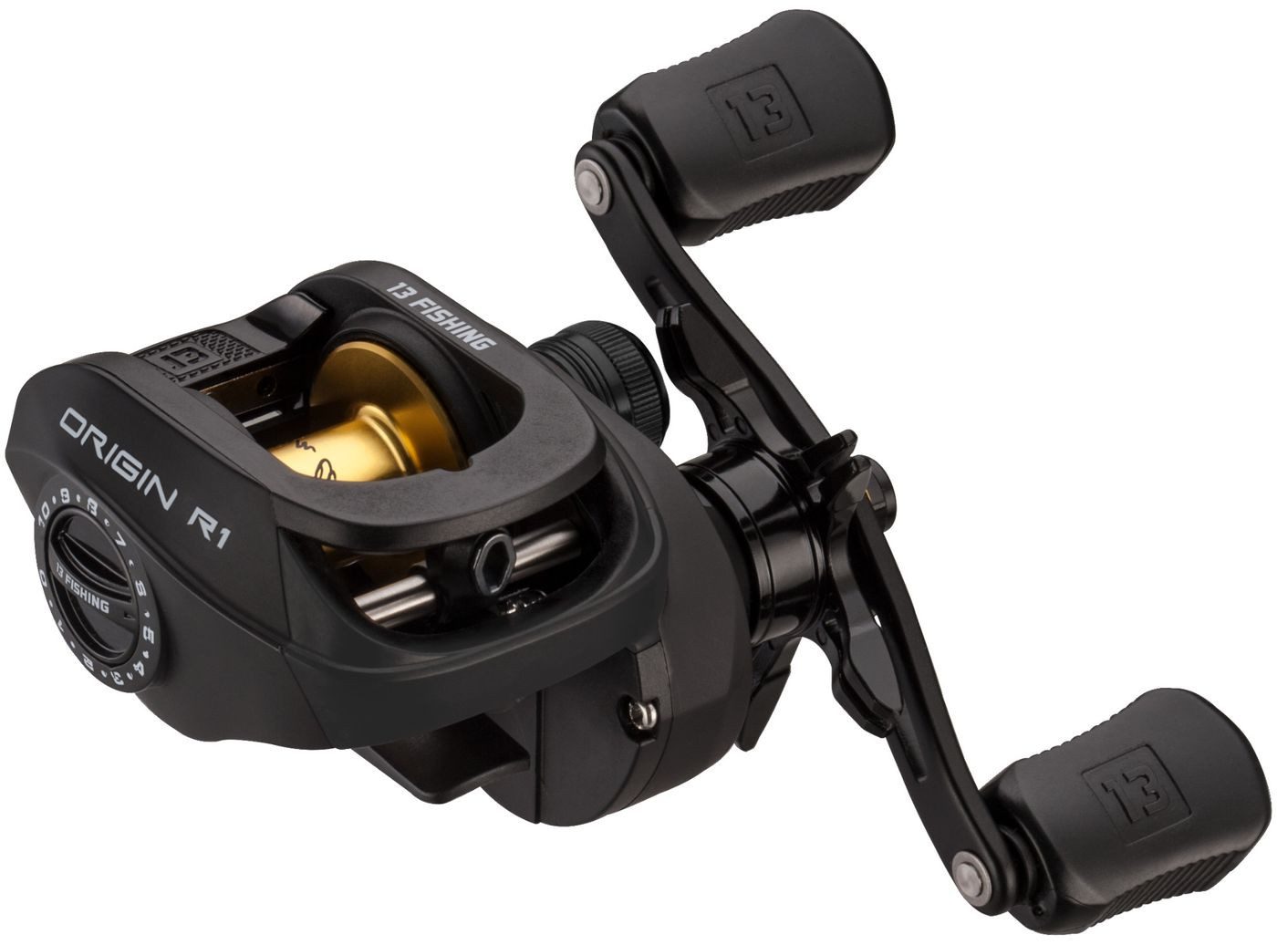 13 Fishing Baitcastrolle 13Fishing Rolle 8.1:1 LH Origin R1 Cast Reel - Baitcasterrolle)