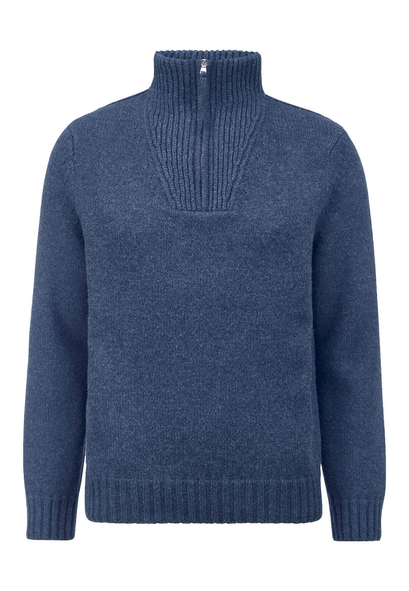 Hessnatur Strickpullover Regular BETTER RECYCLING aus reiner (1-tlg)