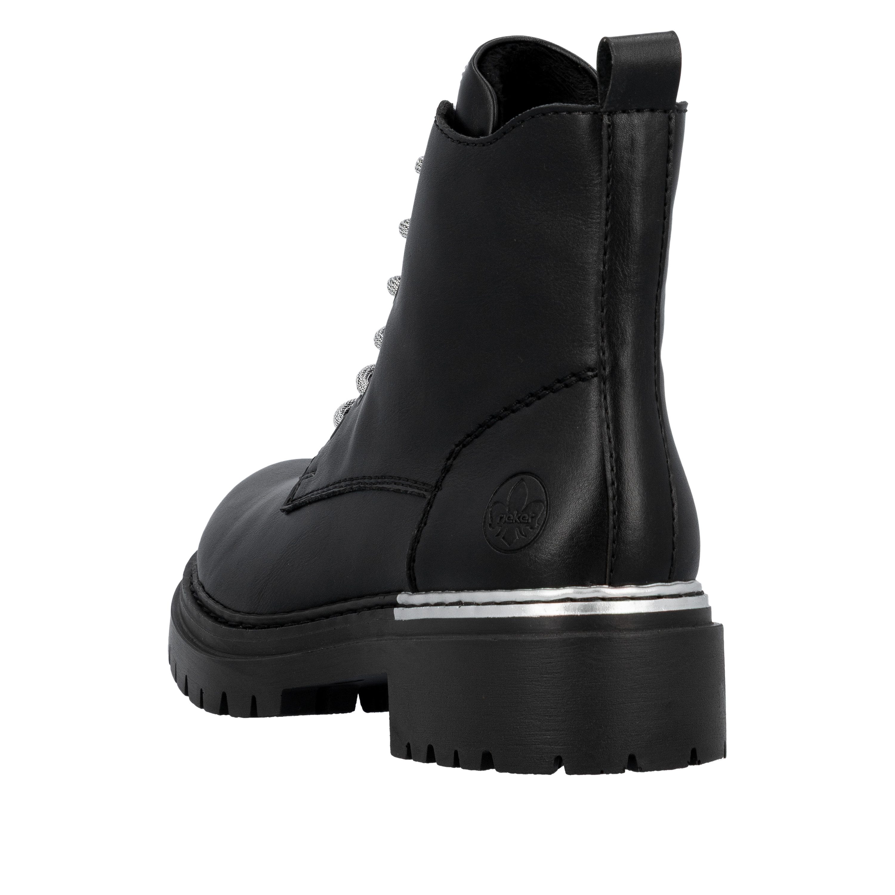 Rieker Schnürboots Schnürstiefelette, Profilsohle, mit praktischem günstig online kaufen