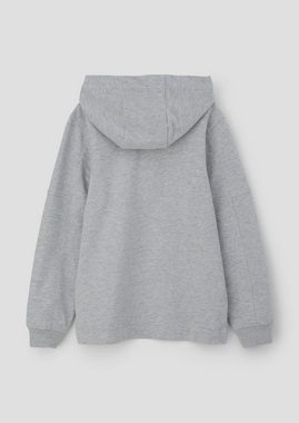 s.Oliver Sweatshirt Kapuzensweatshirt mit Teilungsnähten Teilungsnähte