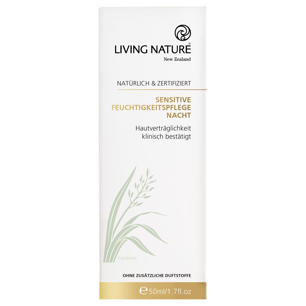 Living Nature Nachtcreme Sensitive, 50 ml
